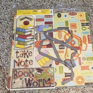 Scrap booking paper